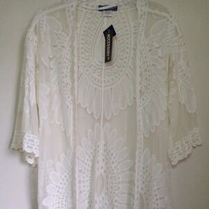 Accessory St. Chiffon coverup women's size sm/med